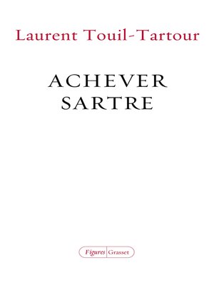 cover image of Achever Sartre